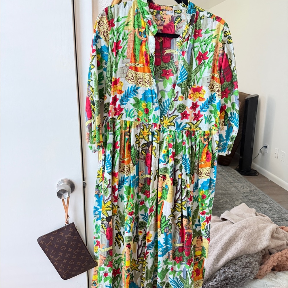 Floral Multicolor Maxi Dress